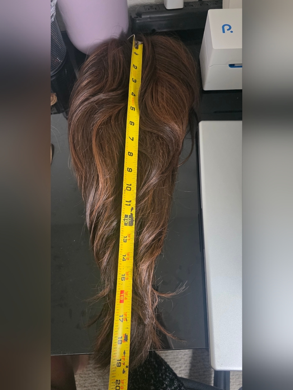 Raquel Welch Brown Women’s Synthetic Wig with Layered Fringe - Picture 12 of 12